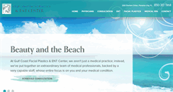 Desktop Screenshot of gulfcoastfacialplastics.com
